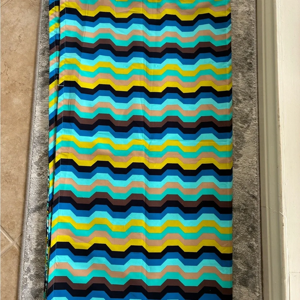 Missoni for Target Multicolor Chevron Pattern Shower Curtain- RARE!